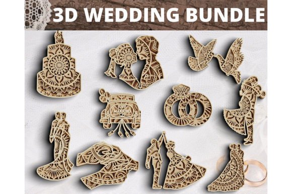 3D Wedding Rings Embroidery Design Review