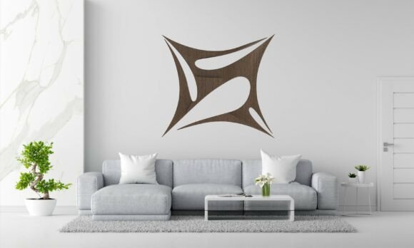 ABSTRACT STAR PANEL 3D Wall Art for CNC: Laser Cutting and Art Amp Review