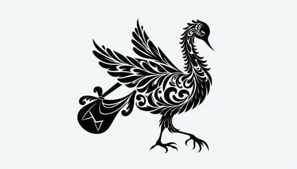Bird with a Mailbag Graphics and Illustrations Review