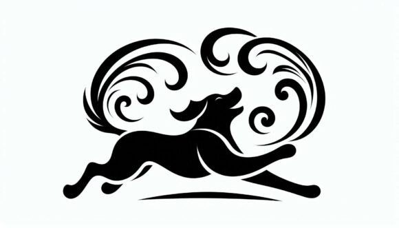 Dog Chasing Its Tail Graphics and Illustrations Review