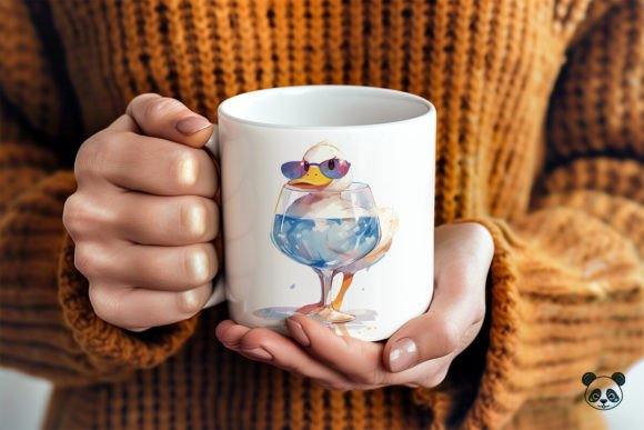 Goofy Duck Wine Glass 3D Mug Wrap Graphics and Crafts Review