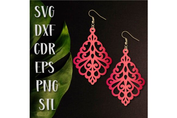 Teardrop Earrings SVG DXF STL: A Graphics and Crafts Review