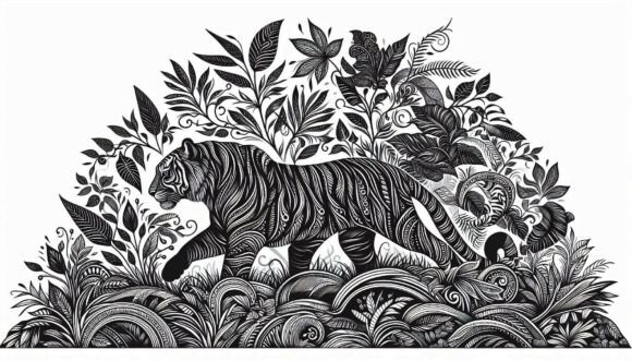 Tiger in a Jungle Embroidery Design Review