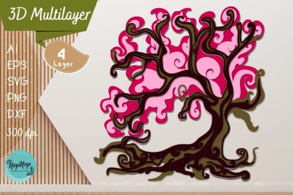 Tree Multilayer 3D: Laser Cutting and Wall Decor Asset Review