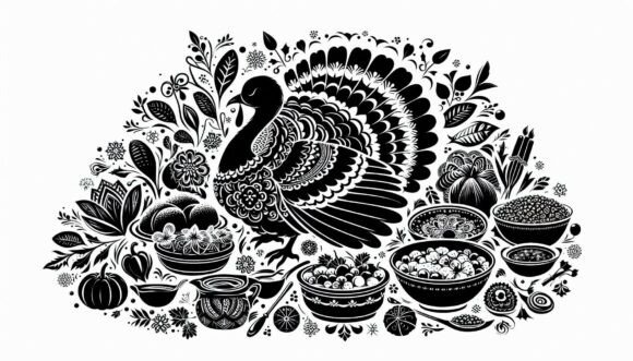 Turkey at a Feast: Graphics and Illustrations for Brand Storytelling